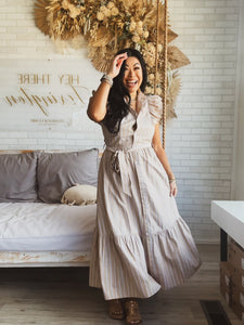 CHARMED FEELING MIDI DRESS