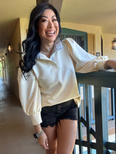 Load image into Gallery viewer, PRETTY AND PREPPY RUFFLED COLLAR TOP