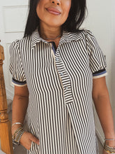 Load image into Gallery viewer, CLUBHOUSE STRIPED SHIRT DRESS