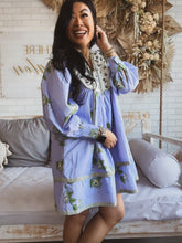 Load image into Gallery viewer, FRENCH COUNTRYSIDE FLORAL DRESS