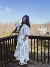 Load image into Gallery viewer, HIGHNOON HYDRANGEA MIDI DRESS
