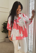 Load image into Gallery viewer, PEONY BLOOM FLORAL TOP