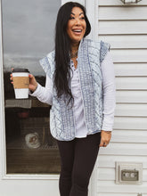 Load image into Gallery viewer, ARTISAN HERITAGE DENIM QUILTED VEST