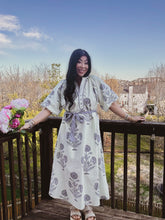 Load image into Gallery viewer, HIGHNOON HYDRANGEA MIDI DRESS