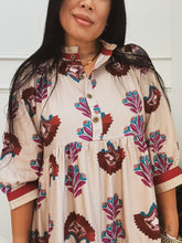 Load image into Gallery viewer, WINTER BLOOM MIDI DRESS