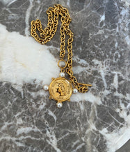 Load image into Gallery viewer, CHANSUTTPEARLS PEARL COIN NECKLACE