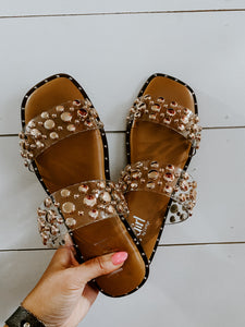 CORKYS CLEAR MAGNET SANDALS