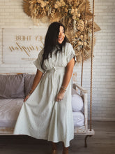 Load image into Gallery viewer, SPRING MEET STRIPED MIDI DRESS