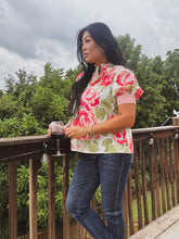 Load image into Gallery viewer, WILD BLOOMS FLORAL TOP
