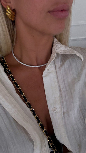 CHANSUTTPEARLS LUXE TENNIS NECKLACE