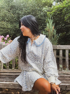 BLUEBELLE DITSY FLORAL PULLOVER