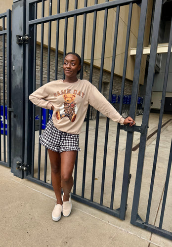 BENNY THE BEAR GAME DAY PULLOVER