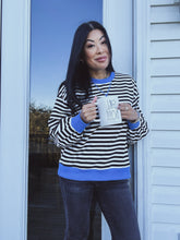 Load image into Gallery viewer, WEEKEND FAVORITE STRIPED PULLOVER