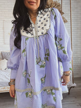 Load image into Gallery viewer, FRENCH COUNTRYSIDE FLORAL DRESS