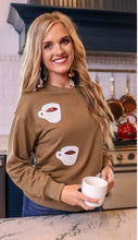 Load image into Gallery viewer, DOORBUSTER:  COFFEE TIME SWEATSHIRT