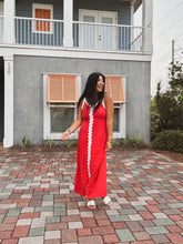 Load image into Gallery viewer, SWEET DARLING RIC RAC MIDI DRESS