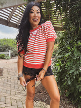 Load image into Gallery viewer, CASUAL COMFORTS STRIPED TOP