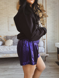 SASSY GIRL METALLIC SHORTS