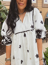 Load image into Gallery viewer, VINEYARD VILLA FLORAL DRESS