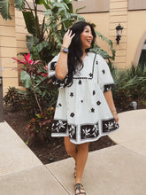 Load image into Gallery viewer, VINEYARD VILLA FLORAL DRESS