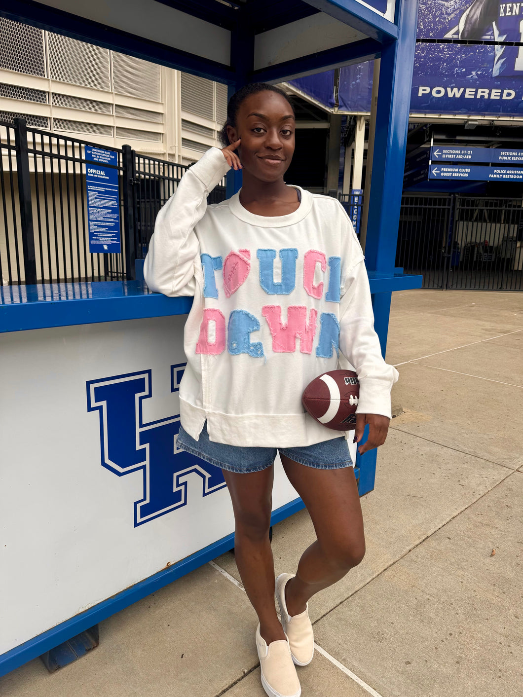 TOUCHDOWN OVERSIZED PULLOVER