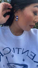 Load image into Gallery viewer, UK ENAMEL LOGO HOOPS
