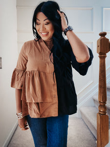 ADDISON ASYMMETRICAL BLOUSE
