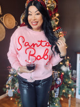 Load image into Gallery viewer, SANTA BABY TINSEL SWEATER