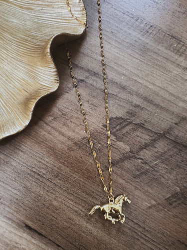 LUCKY HORSE NECKLACE