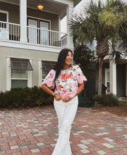 Load image into Gallery viewer, ENCHANTED GARDEN FLORAL TOP