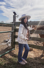 Load image into Gallery viewer, WILD HORSES SHAWL COLLAR CARDIGAN