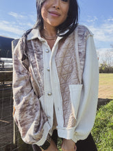 Load image into Gallery viewer, OPEN RANGE MIXED MEDIA SHACKET