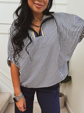 Load image into Gallery viewer, THE MILESTONE STRIPED BLOUSE