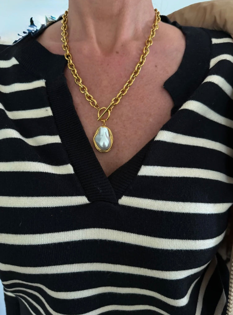 CHANSUTTPEARLS PEARL DROP NECKLACE