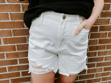 Load image into Gallery viewer, MAGGIE RIGID FRONT JEAN SHORTS