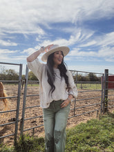 Load image into Gallery viewer, HOWDY DARLIN’ KNIT SWEATER