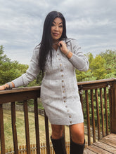 Load image into Gallery viewer, FALL IN LOVE SWEATER DRESS