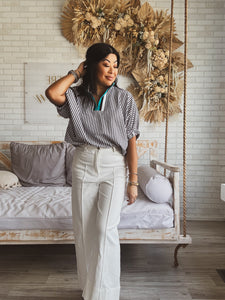 BRUNCH AND BUBBLE DOLMAN TOP