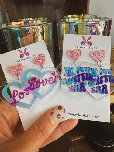 SWIFTIE HEART EARRINGS