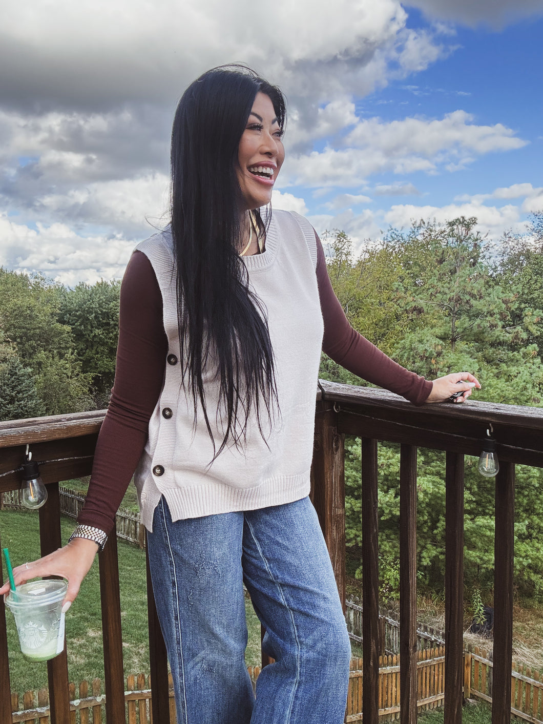 AUTUMN HARMONY SWEATER VEST