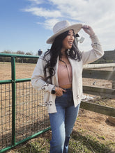 Load image into Gallery viewer, WILD HORSES SHAWL COLLAR CARDIGAN