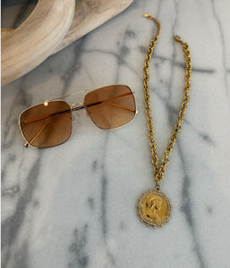 CHANSUTTPEARLS COIN NECKLACE