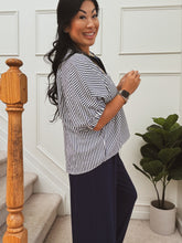 Load image into Gallery viewer, THE MILESTONE STRIPED BLOUSE