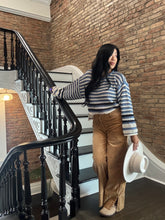 Load image into Gallery viewer, KENTUCKY BLUES STRIPE SWEATER