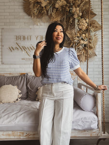 SWEET LIFESTYLE STRIPED TOP