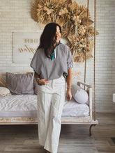 Load image into Gallery viewer, BRUNCH AND BUBBLE DOLMAN TOP
