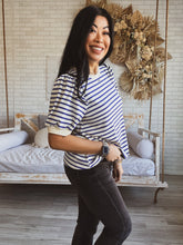 Load image into Gallery viewer, WINNER CIRCLE STRIPED TOP