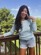 Load image into Gallery viewer, DARLING DITSY POINTELLE THERMAL TOP