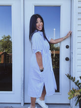 Load image into Gallery viewer, SEASIDE MIDI SHIRTDRESS