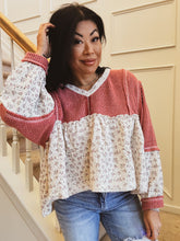 Load image into Gallery viewer, ROSALIE DITSY FLORAL BABYDOLL TOP